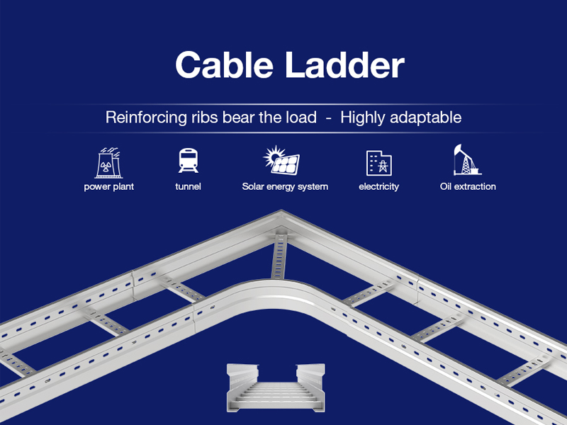 steel cable tray ladder